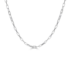 Load image into Gallery viewer, 14k Gold Paperclip Link Chain Necklace