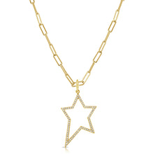 Load image into Gallery viewer, 14k Gold &amp; Diamond Star Charm