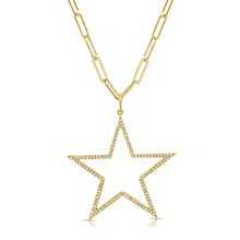 Load image into Gallery viewer, 14k Gold &amp; Diamond Star Charm