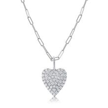 Load image into Gallery viewer, 14k Gold &amp; Diamond Heart Charm
