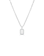 Load image into Gallery viewer, 14k Gold &amp; Diamond Dog Tag Charm
