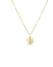 Load image into Gallery viewer, 14k Gold &amp; Diamond Circle Charm