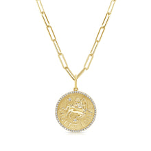 Load image into Gallery viewer, 14k Gold &amp; Diamond Zodiac Charm - Sagittarius