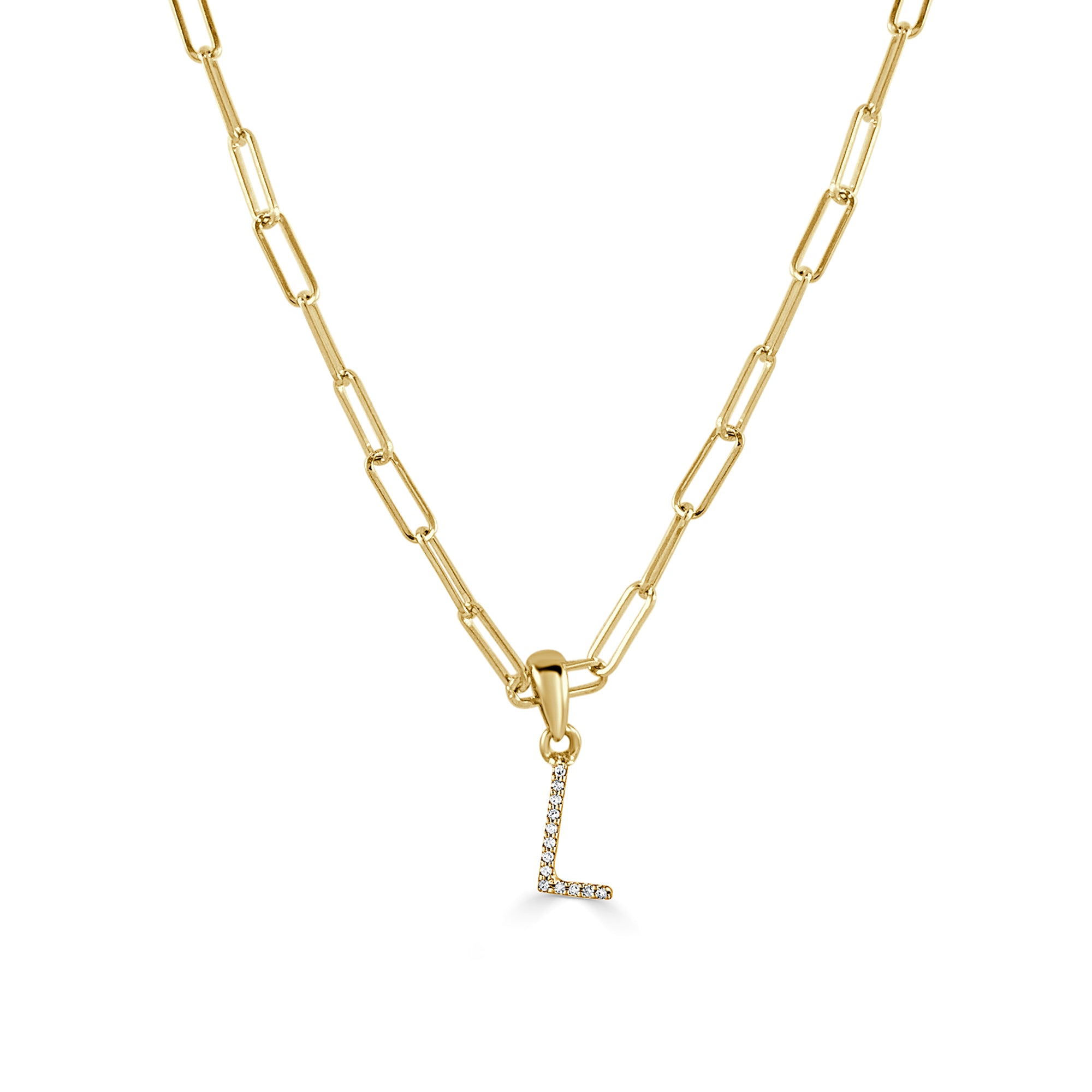 Diamond Initial Necklaces | Temple and Grace UK
