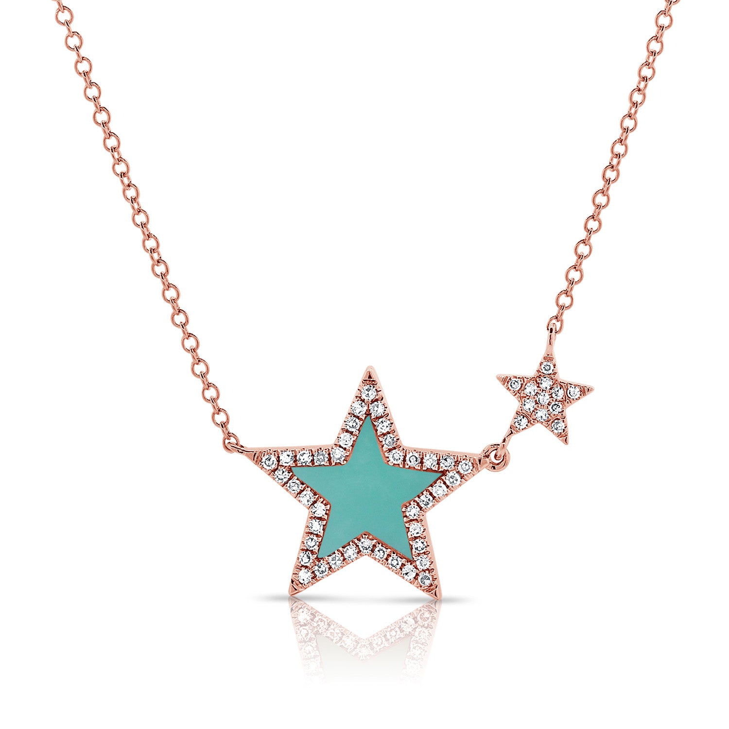 Turquoise star necklace deals