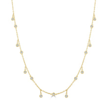Load image into Gallery viewer, 14k Gold &amp; Diamond Necklace - 36&quot;