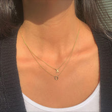 Load image into Gallery viewer, 14k Gold XO Necklace