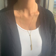 Load image into Gallery viewer, 14k Gold Tassel Necklace