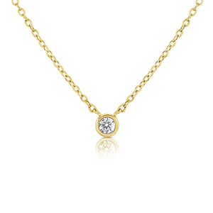 14k Gold & Diamond Necklace