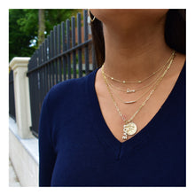 Load image into Gallery viewer, 14k Gold &amp; Diamond Script Love Necklace