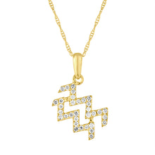 Load image into Gallery viewer, 14k Gold &amp; Diamond Zodiac Necklace