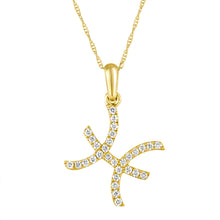 Load image into Gallery viewer, 14k Gold &amp; Diamond Zodiac Necklace