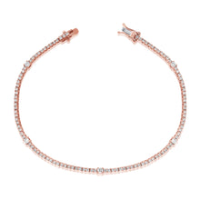 Load image into Gallery viewer, 14k Gold &amp; Diamond Tennis Bracelet