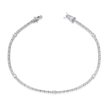 Load image into Gallery viewer, 14k Gold &amp; Diamond Tennis Bracelet