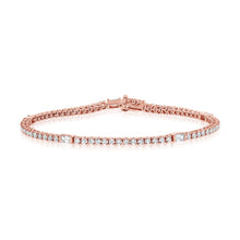 Load image into Gallery viewer, 14k Gold &amp; Diamond Tennis Bracelet