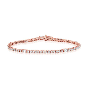 14k Gold & Diamond Tennis Bracelet