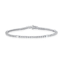 Load image into Gallery viewer, 14k Gold &amp; Diamond Tennis Bracelet