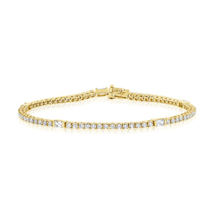 14k Gold & Diamond Tennis Bracelet