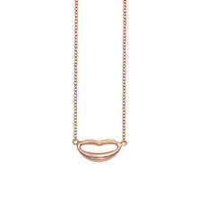 Load image into Gallery viewer, 14k Gold Lips Necklace