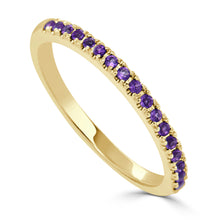 Load image into Gallery viewer, 14k Gold &amp; Birthstone Stackable Ring