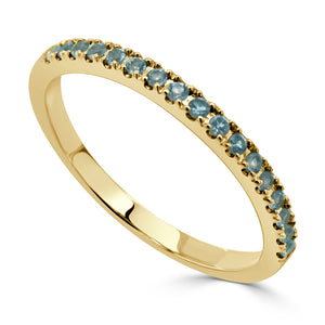 14k Gold & Birthstone Stackable Ring