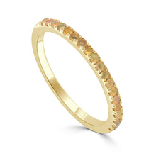 Load image into Gallery viewer, 14k Gold &amp; Birthstone Stackable Ring