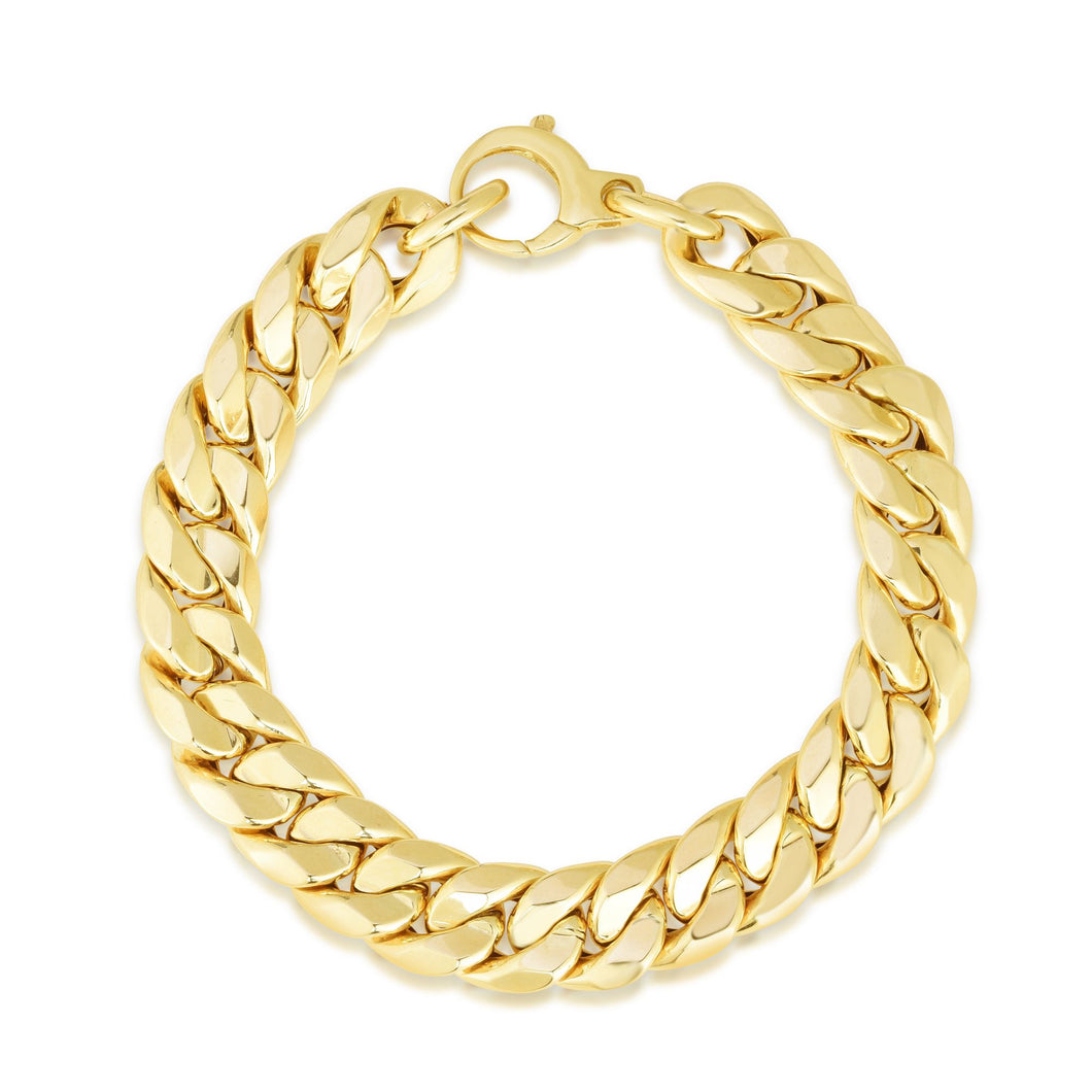 14k Gold Curb Link Bracelet