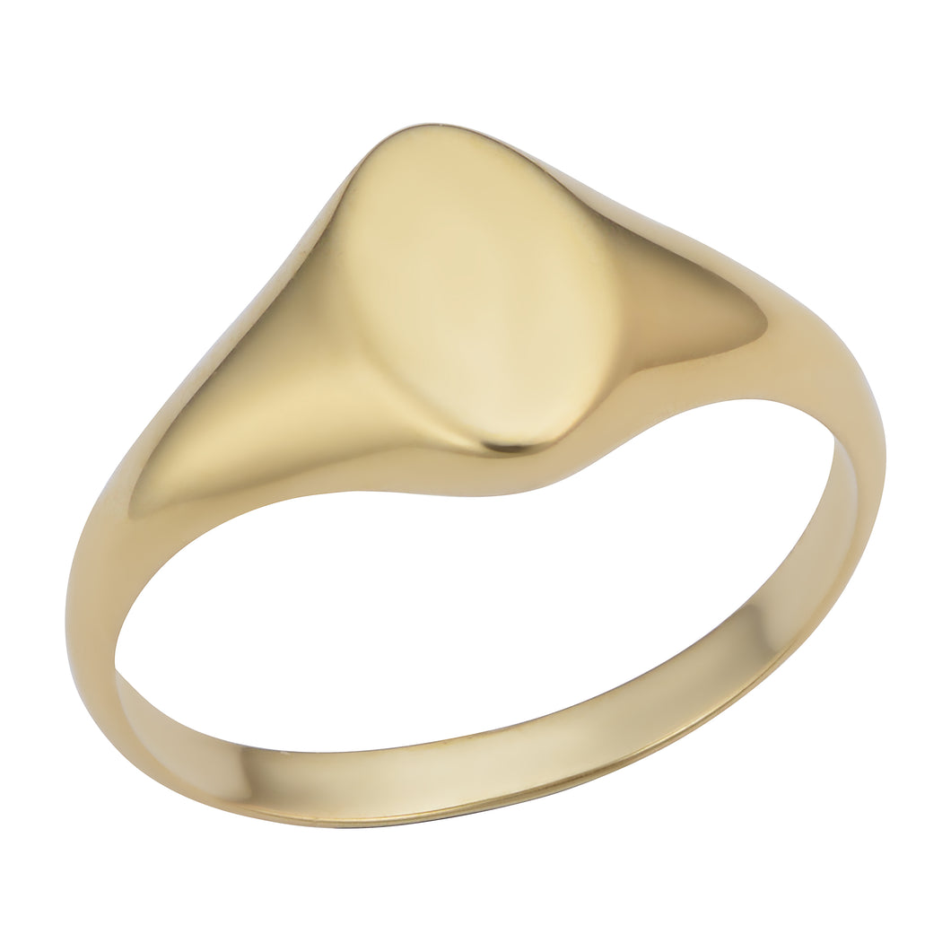 14k Gold Signet Ring