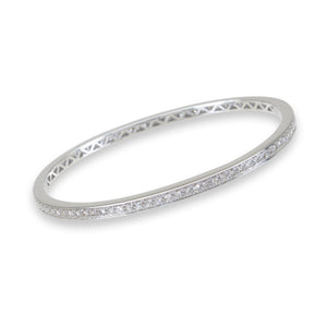 18k Gold & Diamond Bangle