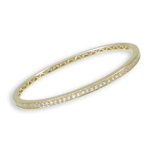 Load image into Gallery viewer, 18k Gold &amp; Diamond Bangle