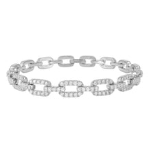 Load image into Gallery viewer, 18k Gold &amp; Diamond Link Bracelet