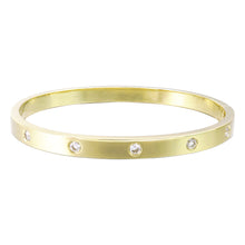 Load image into Gallery viewer, 18k Gold &amp; Diamond Bangle
