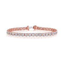 Load image into Gallery viewer, 14k Gold &amp; Diamond Tennis Bracelet
