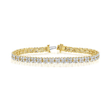 Load image into Gallery viewer, 14k Gold &amp; Diamond Tennis Bracelet