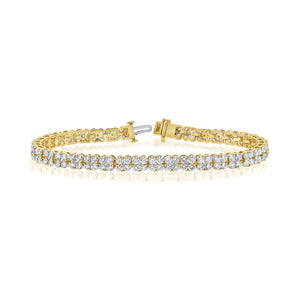 14k Gold & Diamond Tennis Bracelet