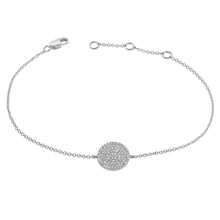 Load image into Gallery viewer, 14k Gold &amp; Diamond Disc Bracelet