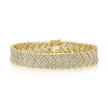 Load image into Gallery viewer, 14k Gold &amp; Diamond Bracelet