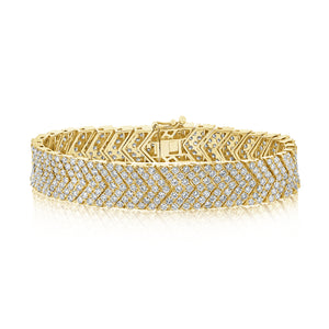 14k Gold & Diamond Bracelet