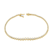 Load image into Gallery viewer, 14k Gold Diamond Tennis Bracelet