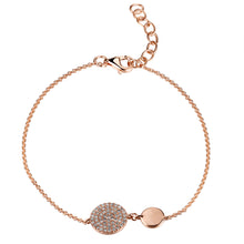 Load image into Gallery viewer, 14k Gold &amp; Diamond Disc Bracelet