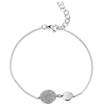 Load image into Gallery viewer, 14k Gold &amp; Diamond Disc Bracelet