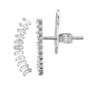 14k Gold & Diamond Ear Climbers