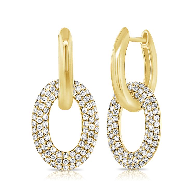 Sonia Link Earrings In Gold