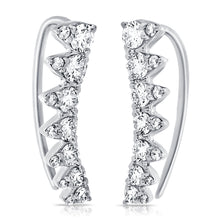 Load image into Gallery viewer, 14k Gold &amp; Diamond Ear Climbers