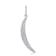 Load image into Gallery viewer, 14k Gold &amp; Diamond Moon Charm