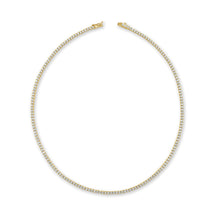 Load image into Gallery viewer, 14k Gold &amp; Diamond Tennis Necklace