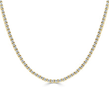Load image into Gallery viewer, 14k Gold &amp; Diamond Tennis Necklace