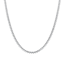 Load image into Gallery viewer, 14k Gold &amp; Diamond Tennis Necklace