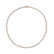 Load image into Gallery viewer, 14k Gold &amp; Diamond Tennis Necklace