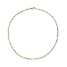 Load image into Gallery viewer, 14k Gold &amp; Diamond Tennis Necklace